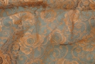 heavy corded lace - apricot and gray