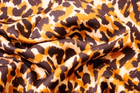 Viscose - leopard print, brown