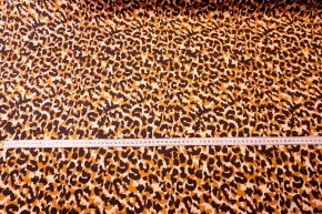 Viscose - leopard print, brown