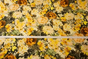 Viskose - gelbe Blumen