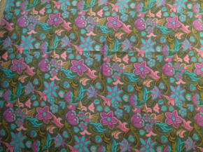 Silk scarf, lined - tablecloth